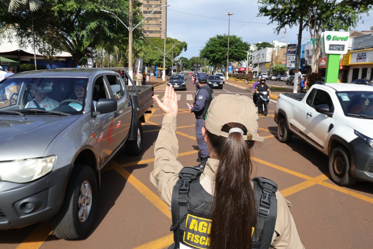 Agência Municipal de Trânsito de Dourados vai intensificar as blitzes educativas durante a campanha Maio Amarelo. (Foto: A. Frota)