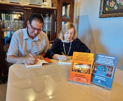 Adilso de Campos Garcia e Maria Augusta de Castilho, autores de um dos livros - Foto: Raquel de Souza