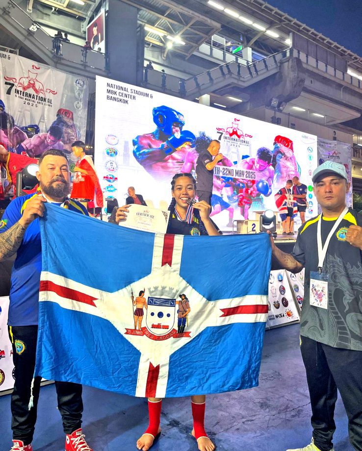 A equipe retorna ao Brasil no próximo dia 24 de maio, trazendo na bagagem mais do que a medalha, trarão também a certeza de que o esporte três-lagoense está no caminho certo para conquistar o mundo. Foto: Divulgação/Prefeitura de Três Lagoas
