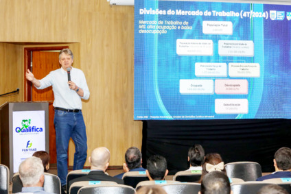 Dados foram apresentados pelo secretário de Estado Jaime Verruck.
Foto: divulgação