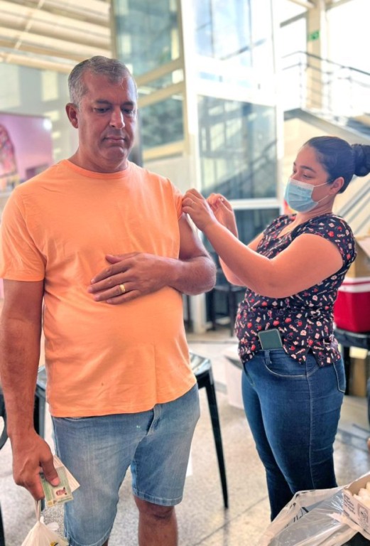 Três Lagoas sobe 11,93% na imunização contra a Influenza