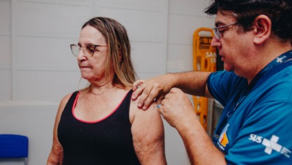 Mais de 200 mil doses foram aplicadas em Campo Grande - Foto: Reprodução/ Sesau