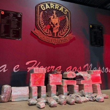 Casa no Loteamento Vespasiano Martins era usada como ponto de armazenamento antes da distribuição - Foto: Divulgação/PCMS