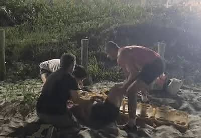 Apesar de estar com segurança reforçada suspeito conseguiu entrar com canivete e ferir desafetos durante briga: Divulgação/Redes Sociais