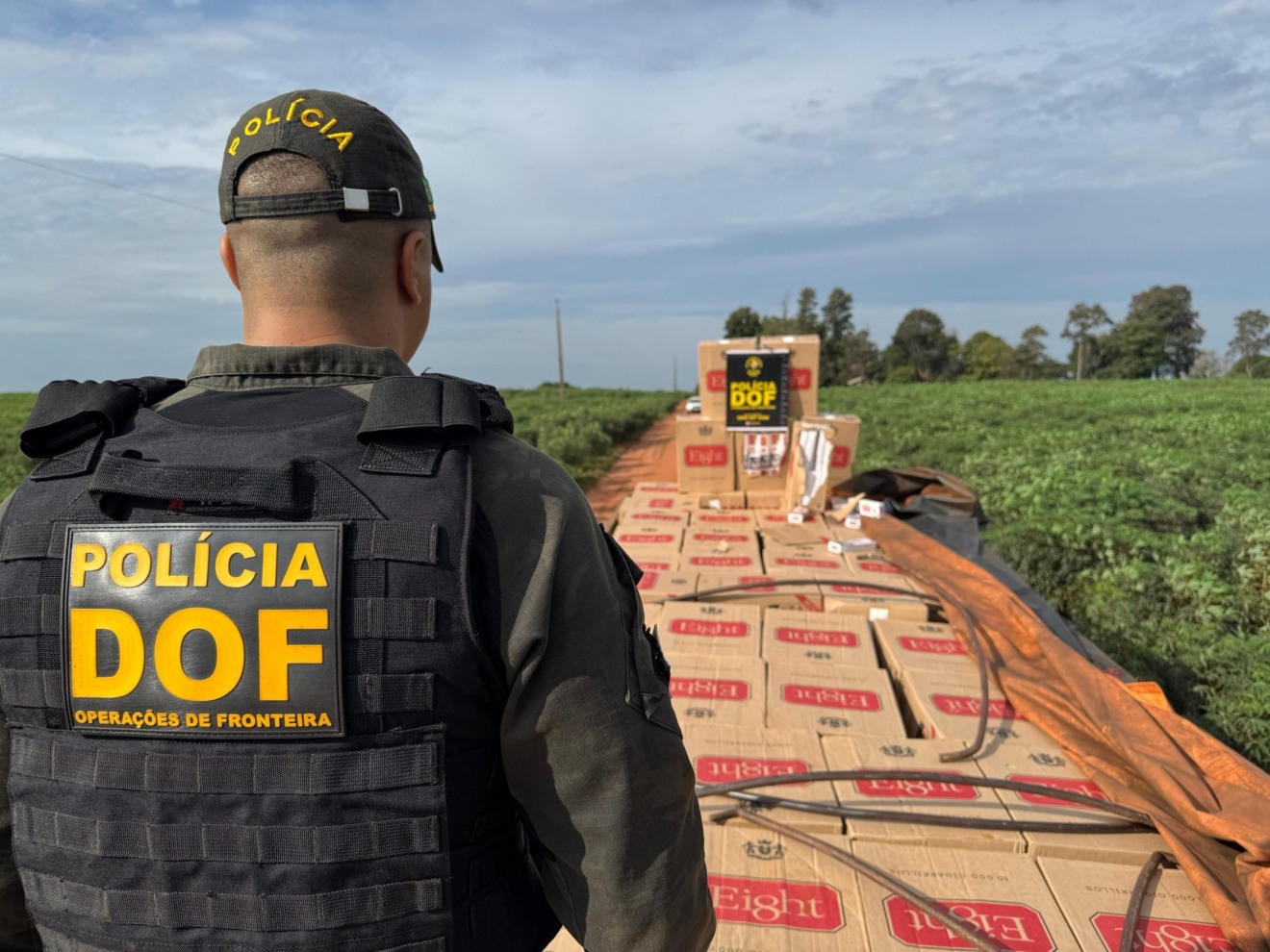 Motorista fugiu ao avistar patrulha do DOF e não foi localizado durante buscas - Foto: Divulgação/DOF