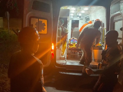 Havia suspeita de trauma craniano leve e vítima foi levada ao Hospital Auxiliadora: Divulgação