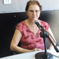 Neide Poleto em entrevista à Rádio Cultura FM de Aparecida do Taboado (Foto: Arquivo/Cultura FM)