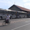 São doze novos ônibus, sendo dez em operação e dois de reserva, que agora circulam pelas principais linhas da cidade – Foto: Reprodução TVC