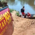Equipe de buscas dos Bombeiros localizou corpo de jovem (Foto: Corpo de Bombeiros)