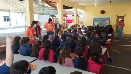 Todas as escolas públicas de Aparecida do Taboado receberão as palestras pelo Maio Laranja (Foto: Toni Fernando/Cultura FM)