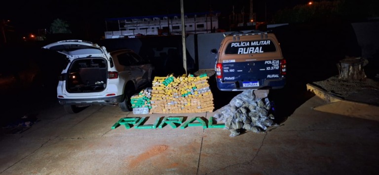 Polícia Militar Rural apreende menor com meia tonelada de drogas em Três Lagoas