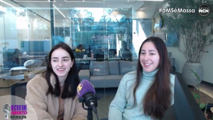 Yasmin Dapieve e Ana Carolina Wegner, proprietárias da Sorveteria do Alemão, em Dourados. / Foto: Rádio Massa FM