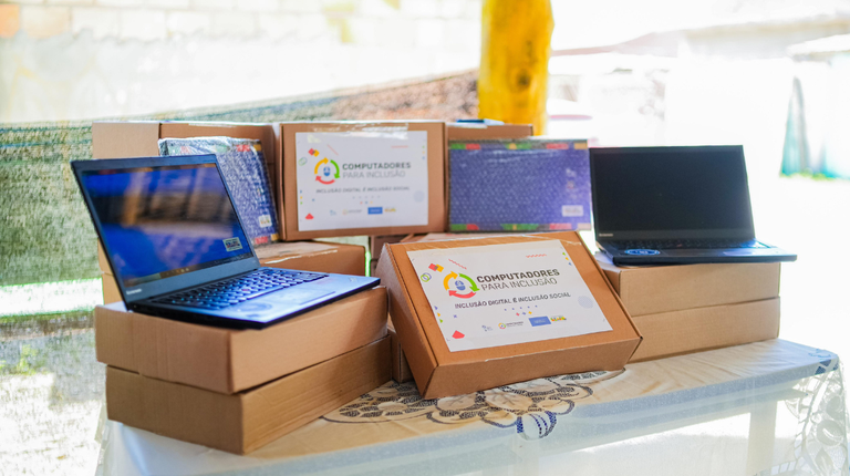 Em 2021, apenas 30 computadores forma distribuídos, enquanto em 2024, foram 249 - Foto: Reprodução Gov.br Em 2021, apenas 30 computadores forma distribuídos, enquanto em 2024, foram 249 - Foto: Reprodução Gov.br