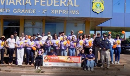 A ação é parceria da PRF com o Conselho Tutelar - Foto: Divulgação