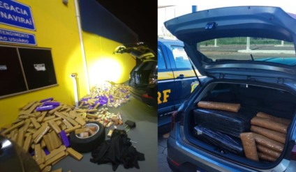O motorista da ocorrência de Bataguassu fugiu - Foto: PRF