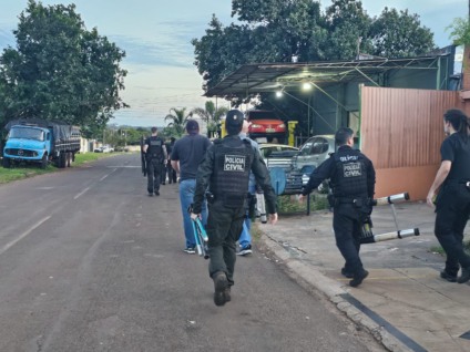 A ação faz parte da Operação “18k”, que investiga o roubo de joias avaliadas em R$ 1 milhão, ocorrido em dezembro de 2024, no bairro Jardim Ouro Verde, na cidade de Presidente Prudente em São Paulo. (Divulgação PCMS)