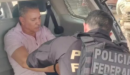 Tuta após ser entregue às autoridades brasileiras