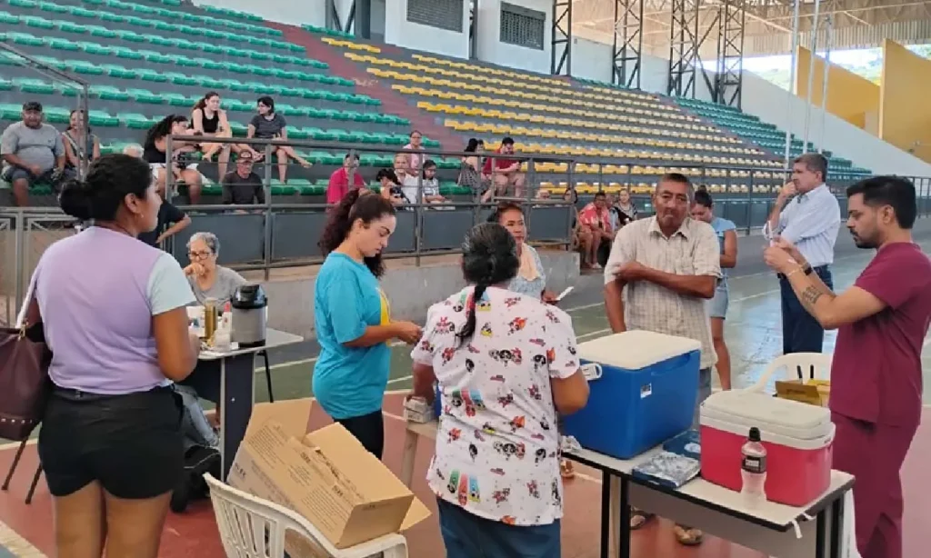 vacinação contra gripe e Covid-19 em Corumbá
