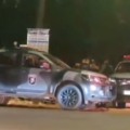 Veículo foi deixado após perseguição que mobilizou PRF e Batalhão de Choque