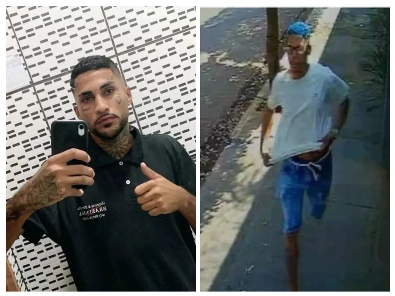 Felipe foi localizado com ajuda de denúncias anônimas e teria resistido a prisão: Divulgação/Redes Sociais