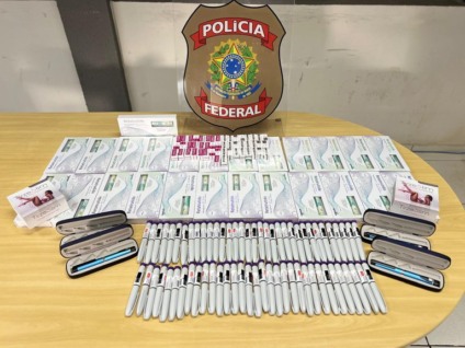 Apreensão foi realizada durante uma fiscalização de rotina no aeroporto - Foto: Reprodução/ Polícia Federal