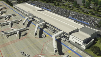 Fingers serão instalados no aeroporto de Campo Grande - Foto: Divulgação/Aena