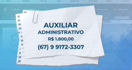 TVC Emprego: confira salários e requisitos para vagas abertas em Três Lagoas