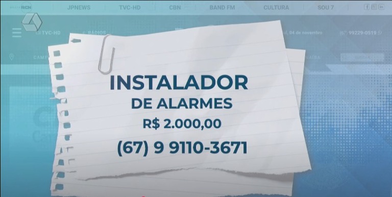 TVC Emprego: confira salários e requisitos para vagas abertas em Três Lagoas