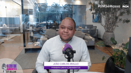 João Carlos Araújo, gerente da Primeira Linha Acabamentos, em Dourados. / Foto: Rádio Massa FM Dourados