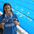 Letícia conquistou quatro medalhas no campeonato - Foto: Reprodução/ Arquivo Pessoal
