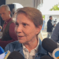 Senadora Tereza Cristina, durante evento de incrementação agrícola em Ponta Porã./ Foto: Jhonatan Xavier/RCN67/Rádio Massa FM Dourados