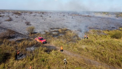 Entre 1985 e 2024, fogo consumiu mais de 3,8 milhões de hectares no município pantaneiro -Foto: Reprodução/Governo de MS
