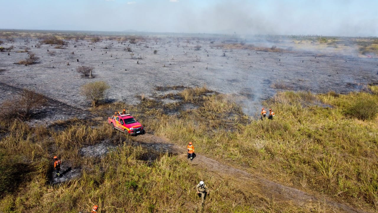 Entre 1985 e 2024, fogo consumiu mais de 3,8 milhões de hectares no município pantaneiro -Foto: Reprodução/Governo de MS