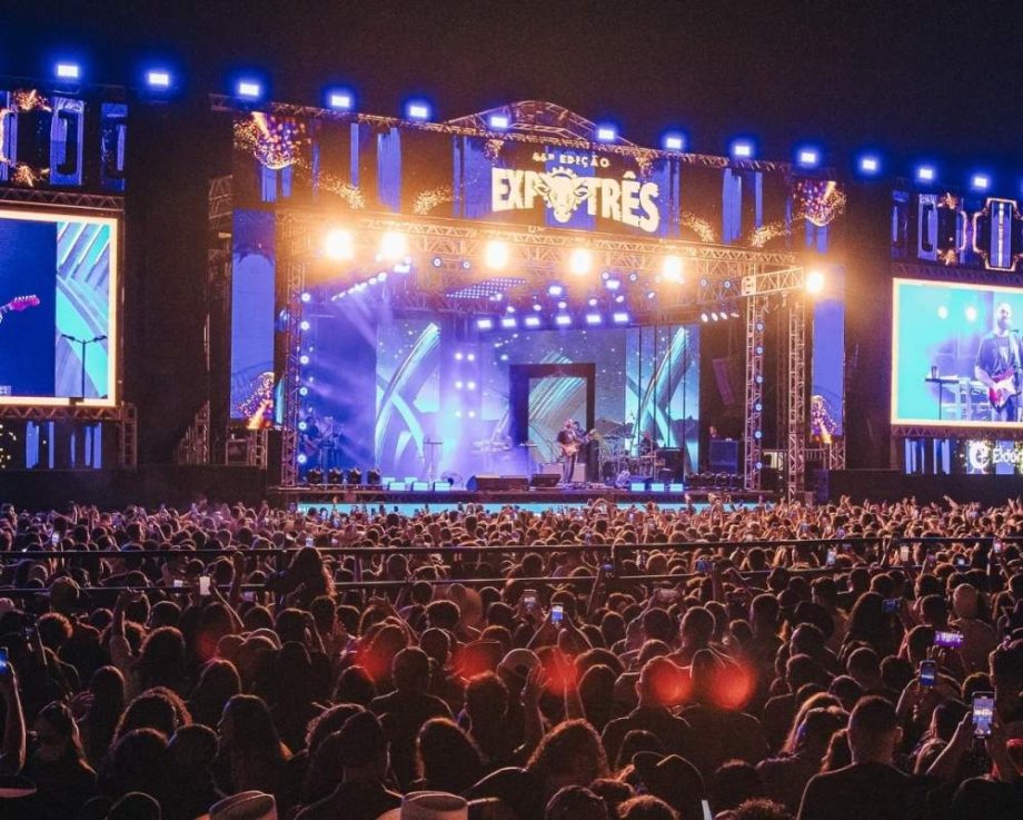 Todos os shows serão gratuitos no setor pista - Foto: Reprodução/ Prefeitura de Três Lagoas