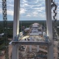 Obras da Ponte Bioceânica já estão 76% concluídas e conectam Paraguai ao Brasil pelo Corredor Bioceânico. Foto: Mopc py