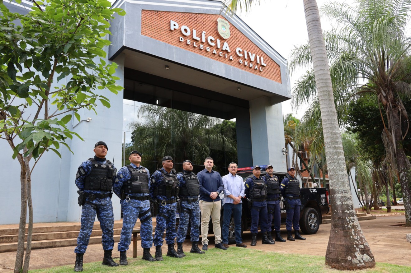 Parceria entre as forças de segurança busca melhorar monitoramento urbano e o combate ao crime - Foto: Divulgação/Polícia Civil de MS