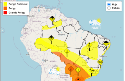 De acordo com a previsão, a temperatura mínima deve atingir os 3°C e a máxima não deve passar dos 16°C. (Reprodução)