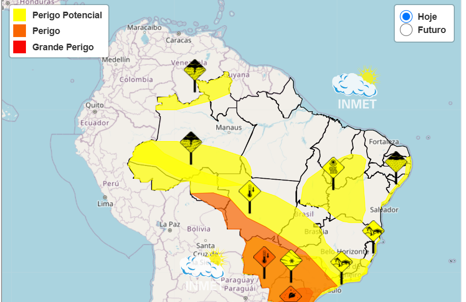 De acordo com a previsão, a temperatura mínima deve atingir os 3°C e a máxima não deve passar dos 16°C. (Reprodução)