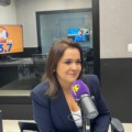 Adriane Lopes nos estúdios da Massa FM Campo Grande - Foto: Luiz Gustavo Soares/Portal RCN67