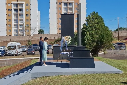 Princesa prestrando homenagem - Foto: Fernando de Carvalho/Portal RCN67
