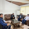 Gino Ferreira, recebeu  o deputado federal Rodolfo Nogueira (PL-MS), para discutir medidas urgentes em favor dos produtores rurais de MS. (Foto: Divulgação)