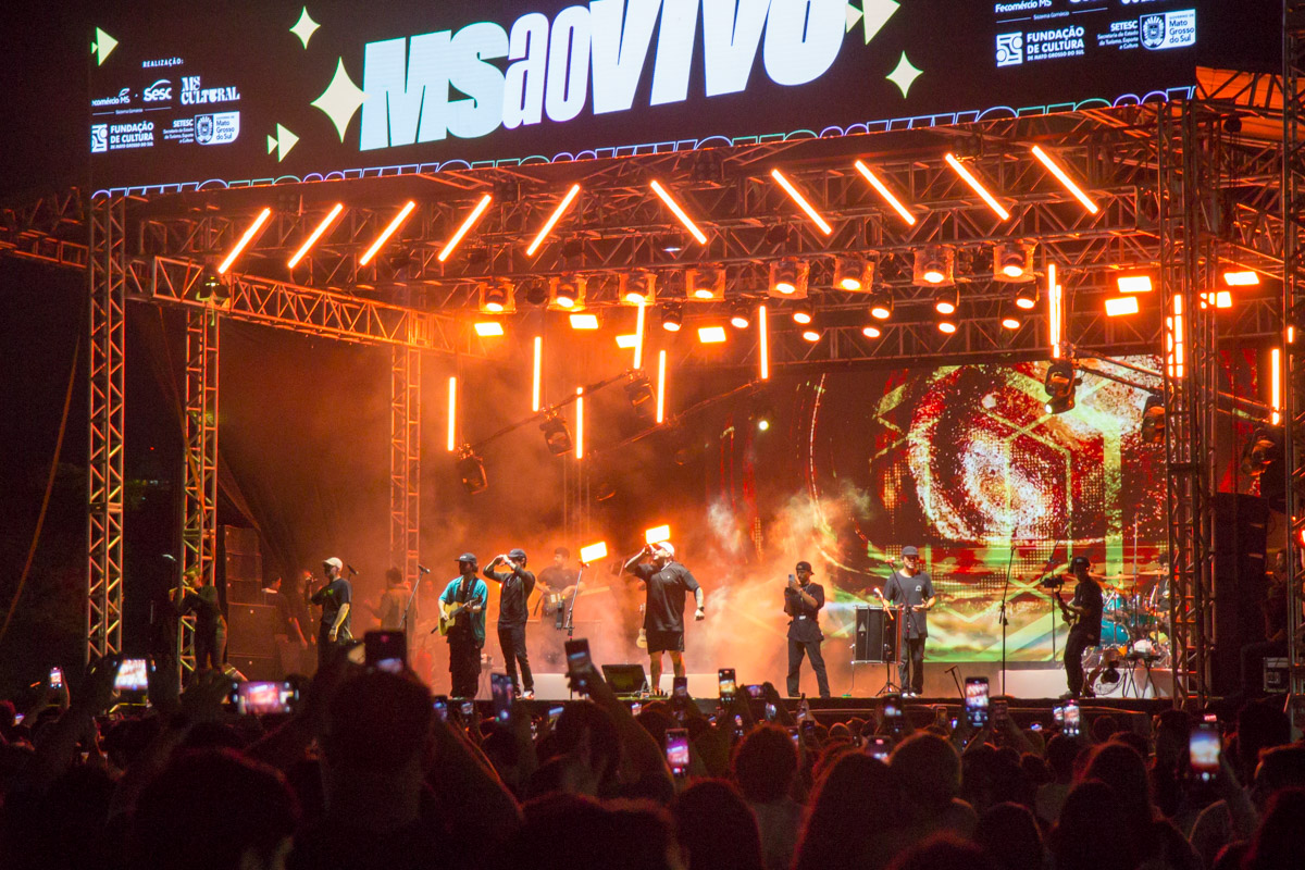 Grupos de pagode reuniram mais de 15 mil pessoas - Foto: Daniel Reino/Fundação de Cultura de MS