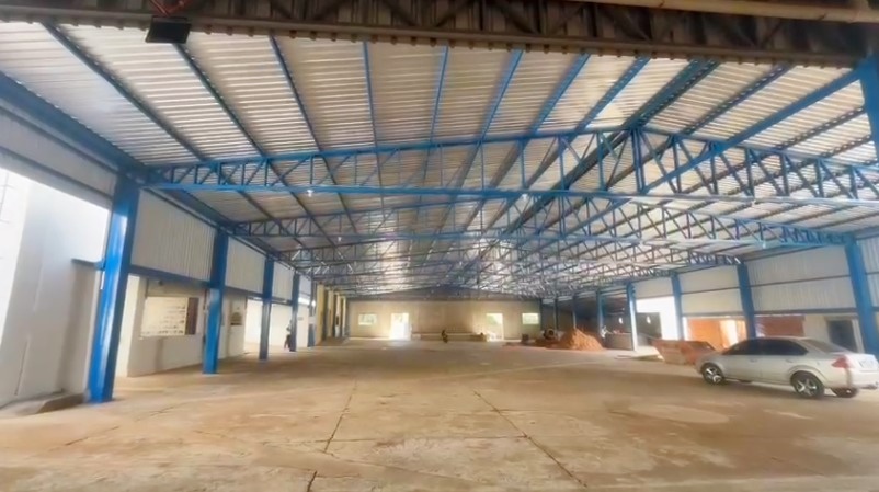 Estágio das obras do novo Salão Paroquial está avançado (Foto: Samuel Ferreira/Cultura FM)