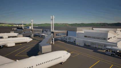 Aeroporto terá três fingers - Foto: Divulgação/Aena Brasil