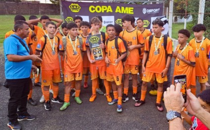 Equipe Sub-16 de Três Lagoas conquista vice-campeonato da Copa Ame em Birigui