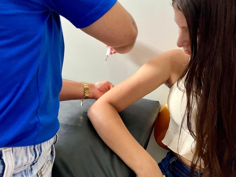 Município se destacou com alto índice de vacinação contra a dengue (Foto: DICOM)
