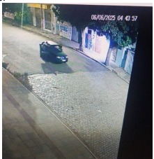 dentificação do suspeito foi possível por meio da análise de imagens de videomonitoramento - Foto: Reprodução/ PCMS