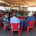 Recinto de Leilões do Sindicato Rural, onde ocorrem os eventos em prol do Hospital de Amor, em Aparecida do Taboado (Foto: Arquivo/Cultura FM) 