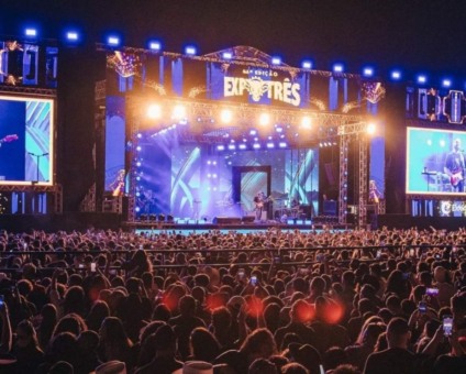 Expotrês 2025 começa nesta quarta com show da dupla Hugo e Guilherme; confira a programação