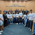 Estudantes conheceram a dinâmica de uma sessão do Legislativo (Foto: Tony Fernando/Cultura FM)